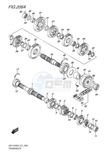 GSX-S1000F ABS EU drawing TRANSMISSION