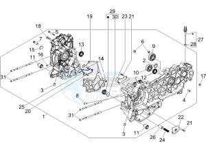 LX 150 4T USA drawing Crankcase