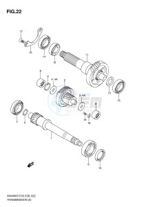 AN400 (E3-E28) Burgman drawing TRANSMISSION (2)