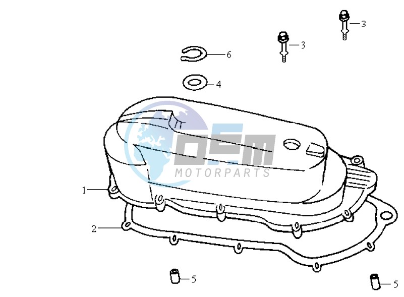 CRANKCASE COVER LEFT