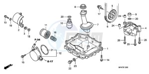 CB1000RA9 France - (F / ABS CMF) drawing OIL PAN/OIL PUMP