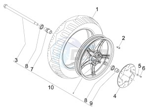 DNA 50 drawing Front wheel