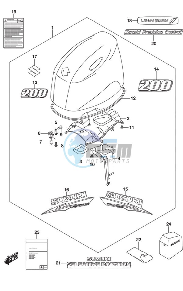 Engine Cover (White)