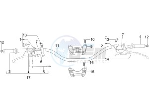 DNA 50 drawing Handlebars - Master cilinder