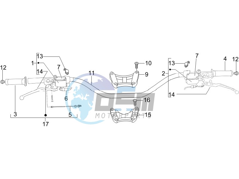 Handlebars - Master cilinder