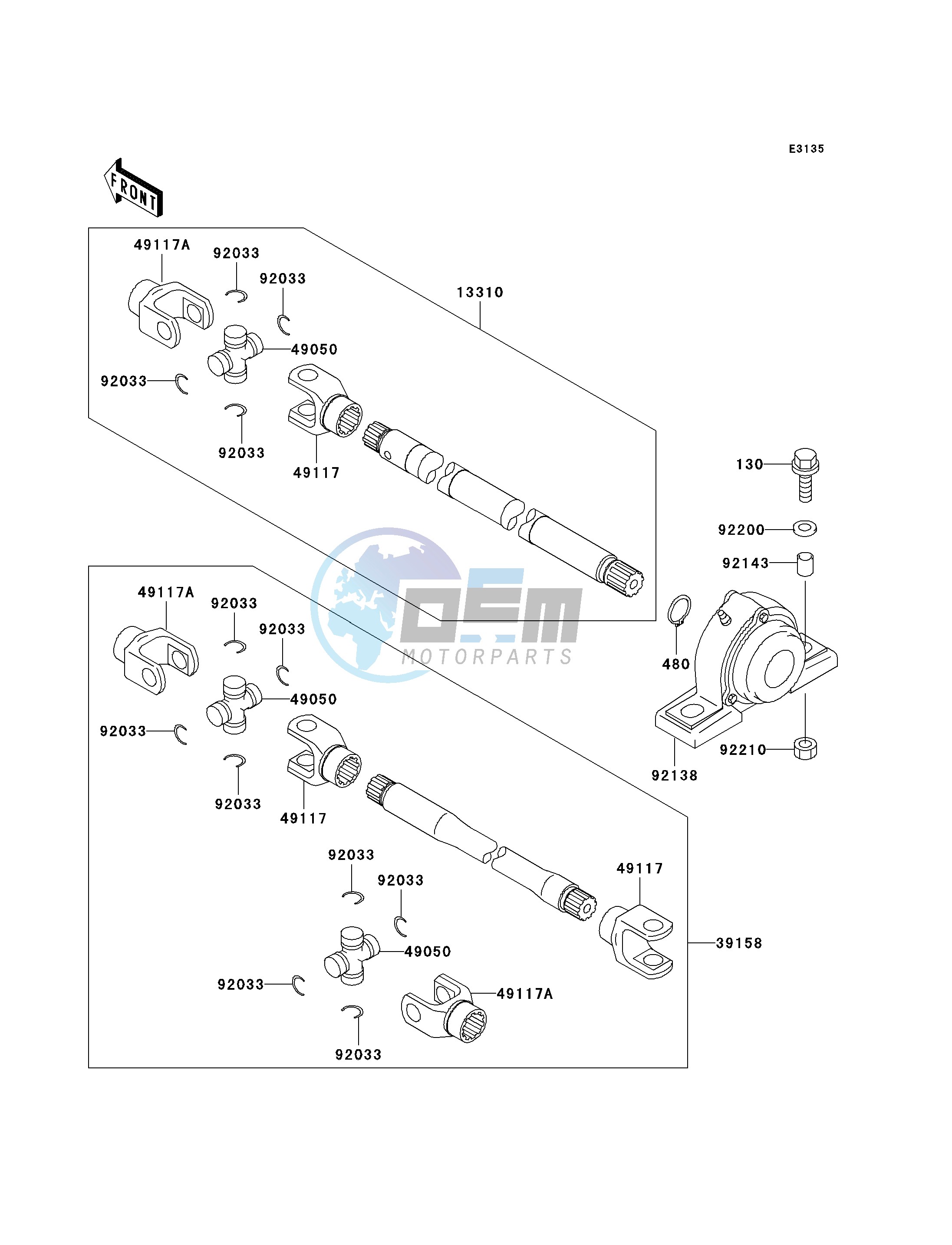 DRIVE SHAFT-PROPELLER