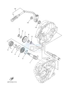 YB125 (2CS7) drawing STARTER