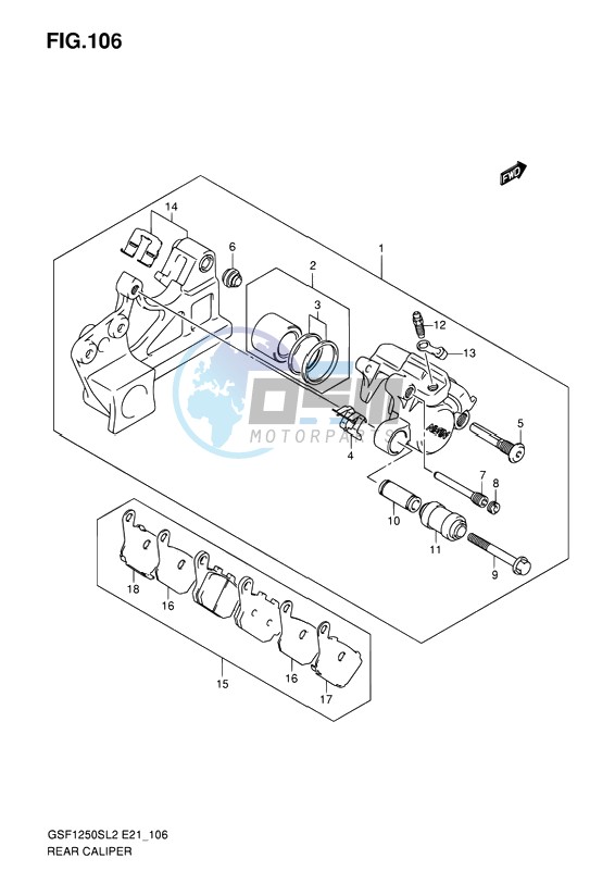 REAR CALIPER