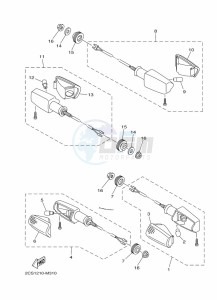 YB125 (2CSB) drawing FLASHER LIGHT