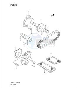 AN650 drawing OIL PUMP