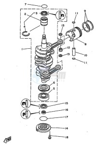 50GETO drawing CRANKSHAFT--PISTON