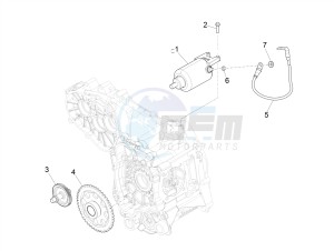 GTS 300 HPE 4T-4V IE ABS E4 (NAFTA) drawing Stater - Electric starter