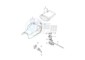 YZF R1 1000 drawing SEAT