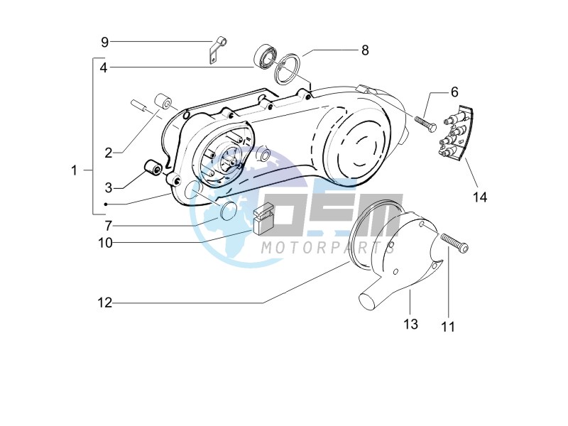 Crankcase cover - Crankcase cooling