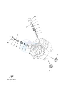 YFM700FWBD YFM70KPXJ KODIAK 700 EPS (B32G) drawing VALVE