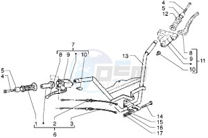 X9 500 drawing Handlebars-master cylinders