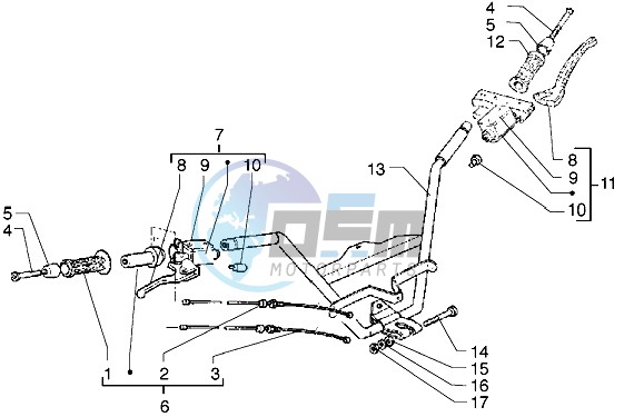 Handlebars-master cylinders