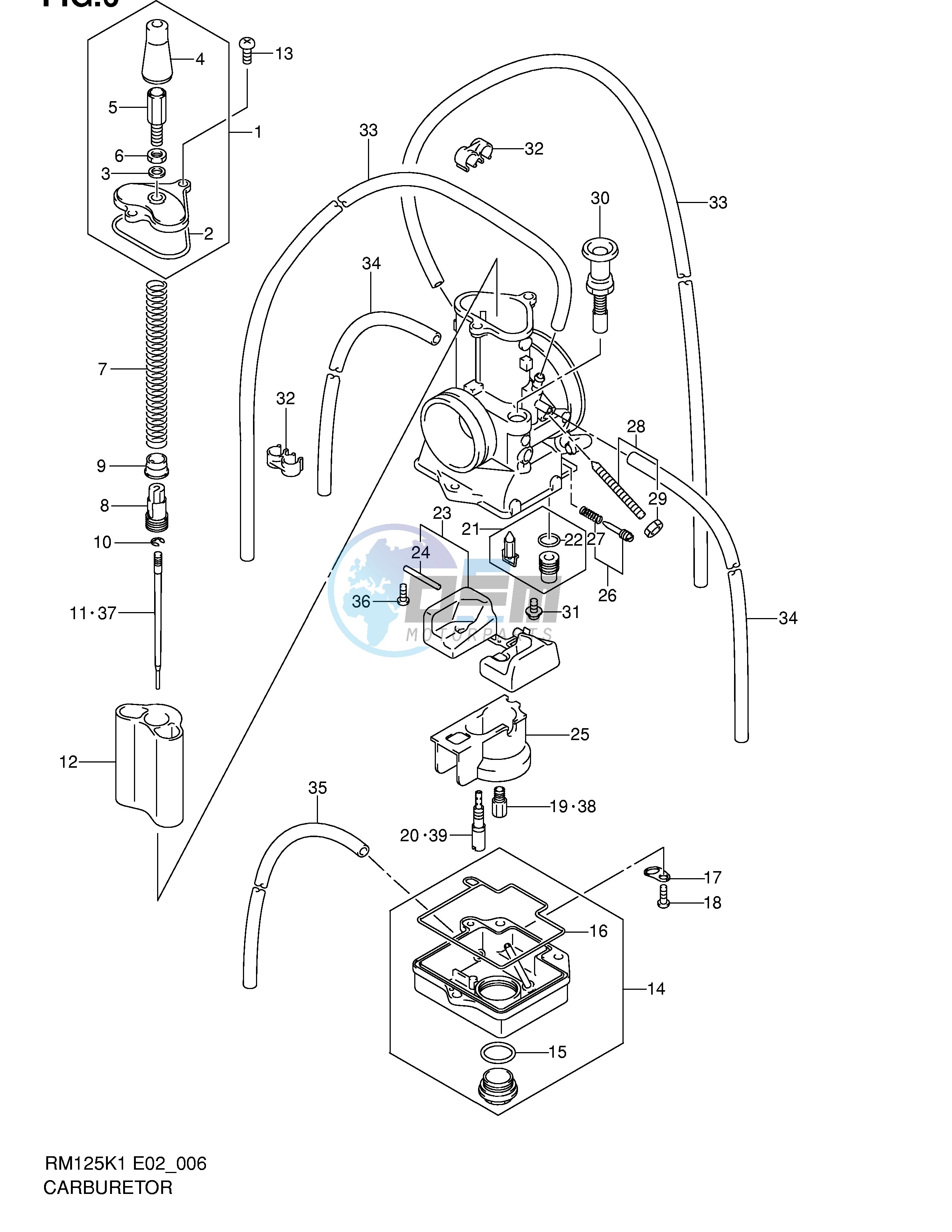 CARBURETOR (MODEL K1)