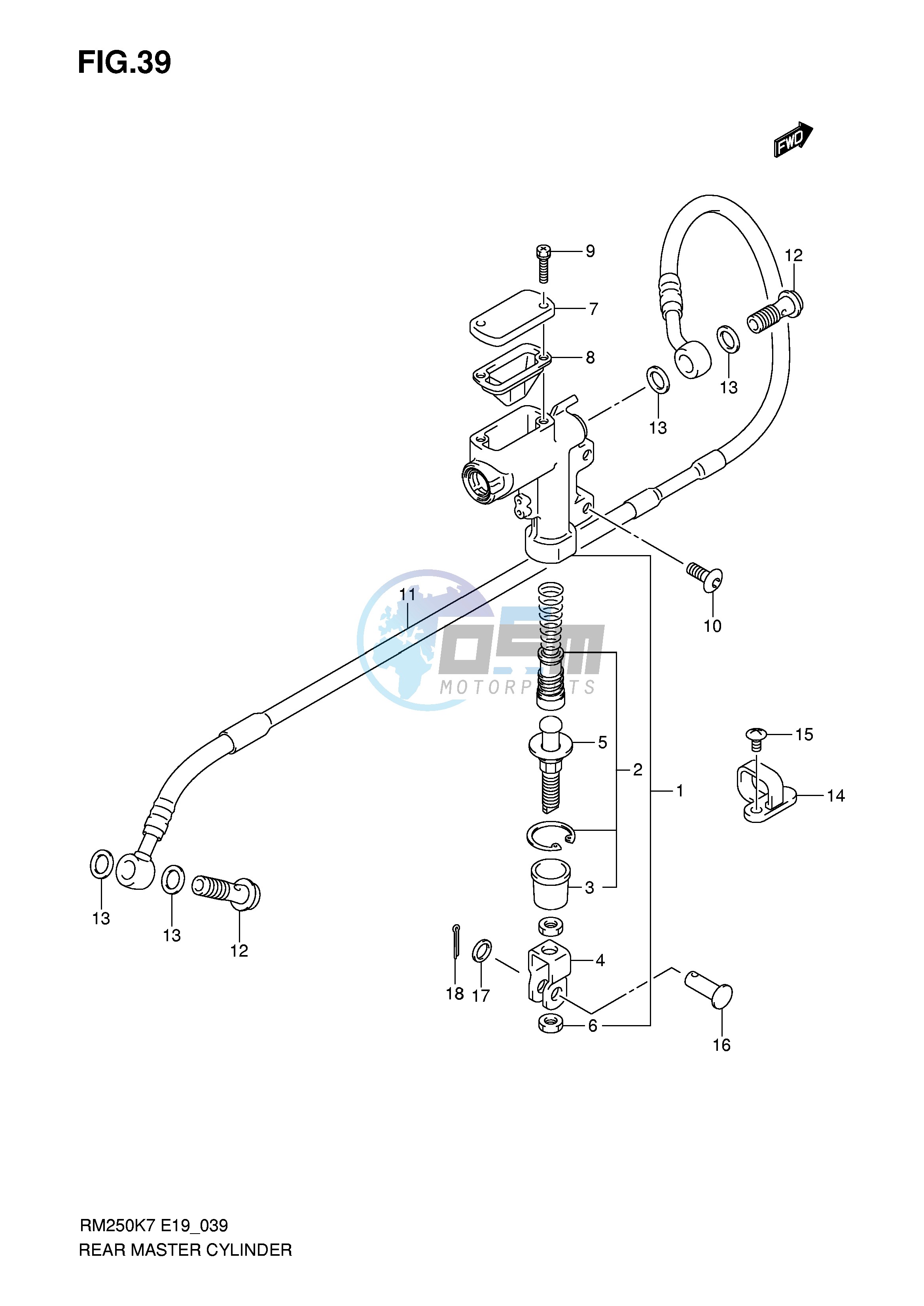 REAR MASTER CYLINDER