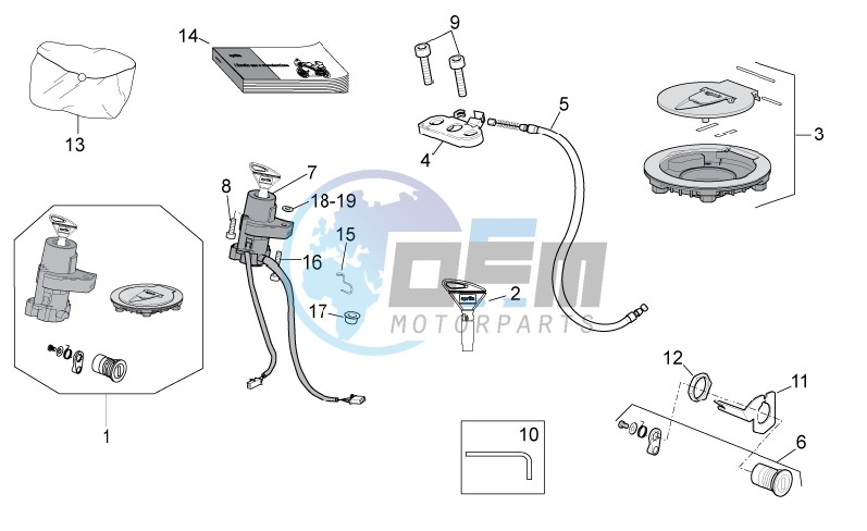 Lock hardware kit