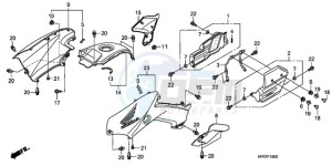 TRX500FEA Australia - (U / EC) drawing BODY COVER