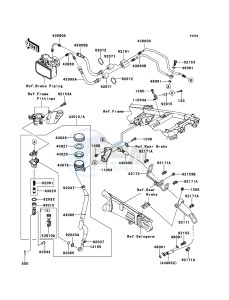 ZZR1400_ABS ZX1400FEFB FR GB XX (EU ME A(FRICA) drawing Rear Master Cylinder