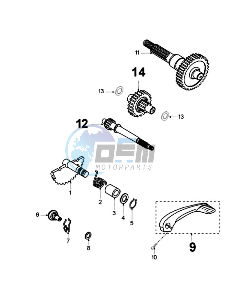 DRIVE SHAFTS / KICKSTARTER