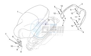 Mojito 125-150 drawing Saddle - Handle