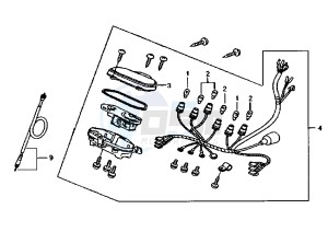 SUPER DUKE - 125 cc drawing DASHBOARD UNIT