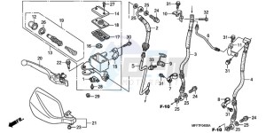 XL700V9 F / CMF drawing FR. BRAKE MASTER CYLINDER