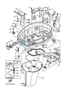 LZ150P drawing BOTTOM-COWLING