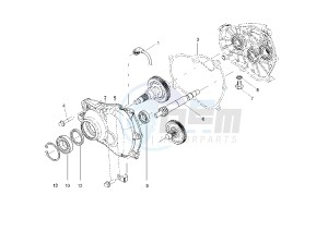 X8 125 drawing Gear group