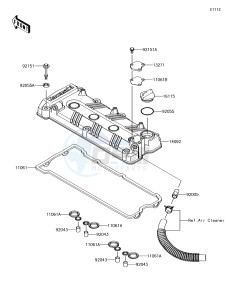 JET SKI ULTRA 310R JT1500NEF EU drawing Cylinder Head Cover