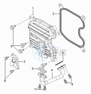 GTS250 INJECTION drawing CYLINDER HEAD COVER