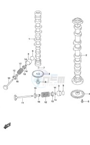 DF 70A drawing Camshaft