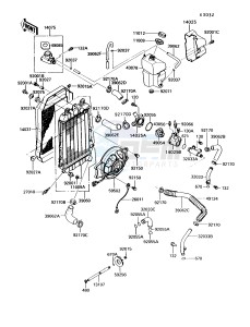 VN750 A [VULCAN 750] (A6-A9) [VULCAN 750] drawing RADIATOR