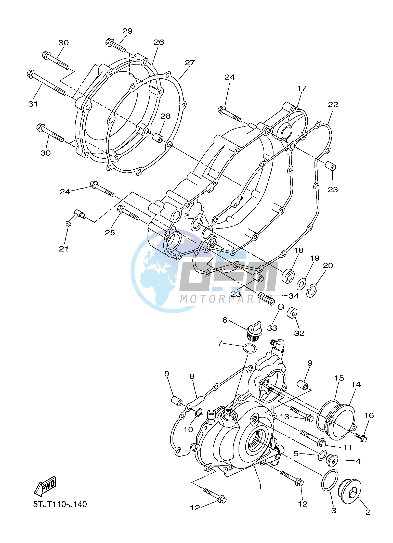 CRANKCASE COVER 1