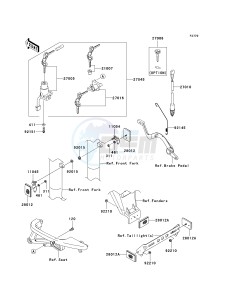 KL 650 E [KLR650] (E8F-E9F) E8F drawing IGNITION SWITCH