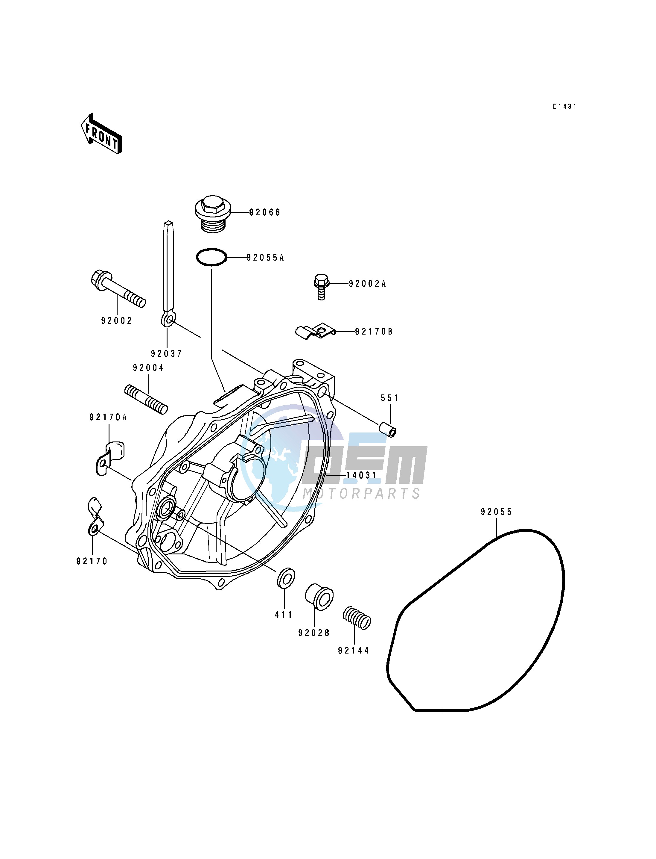 ENGINE COVER-- S- -