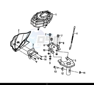 CROX 50 (45Km/h) (AE05WA-EU) (E4) (L8-M0) drawing SPEED METER