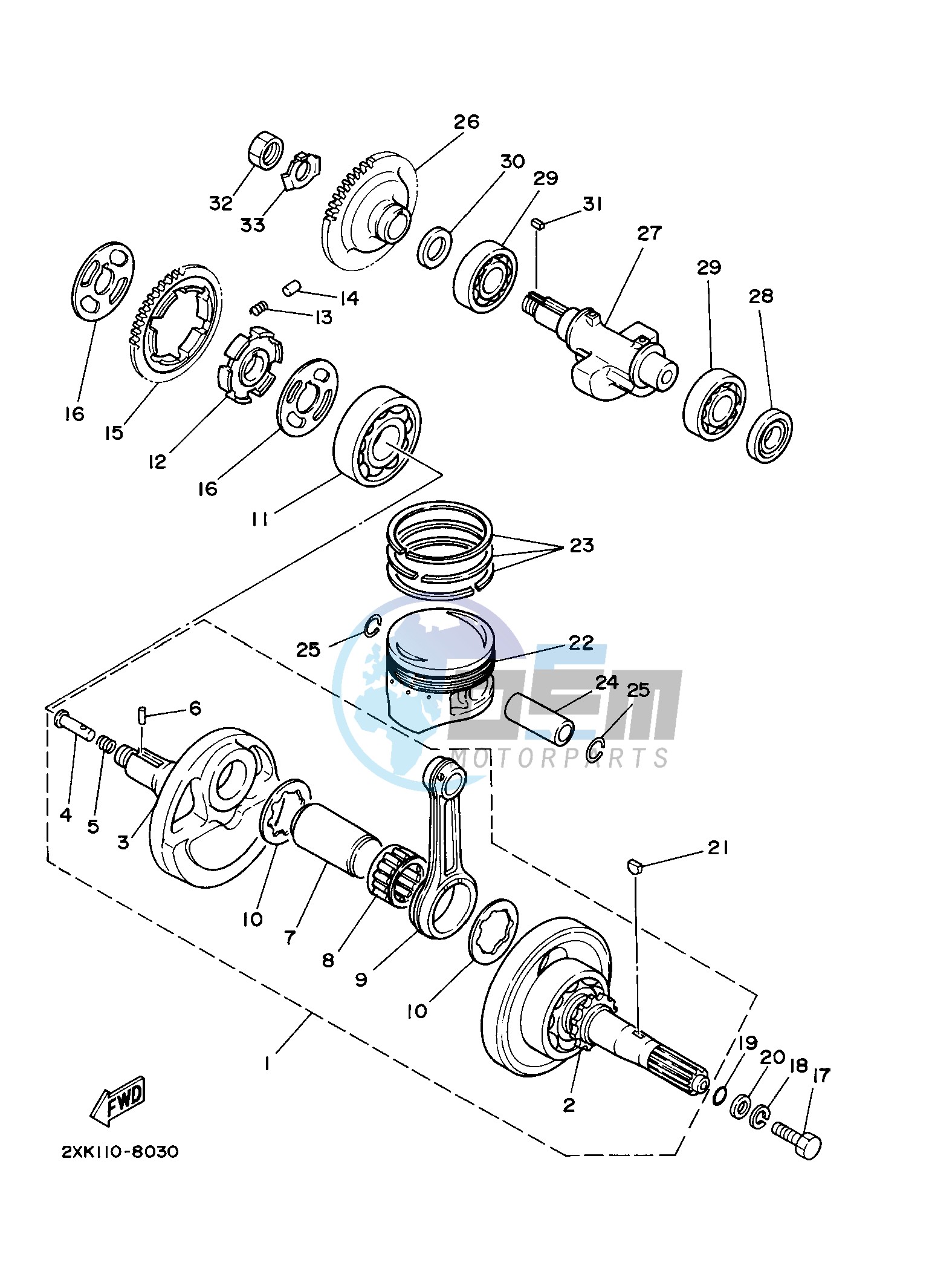 CRANKSHAFT & PISTON