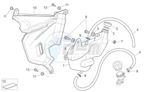 Tuono 1000 drawing Expansion tank