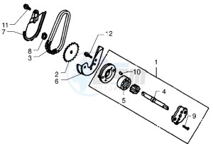 X9 250 drawing Oil pump