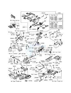 ZZR1400 ABS ZX1400JGF GB XX (EU ME A(FRICA) drawing Chassis Electrical Equipment