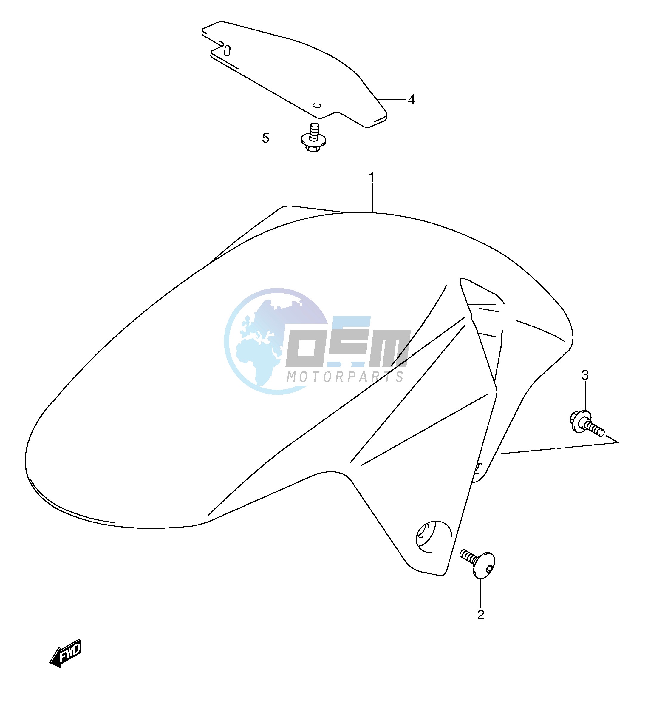 FRONT FENDER (MODEL K3 K4 K5 K6)