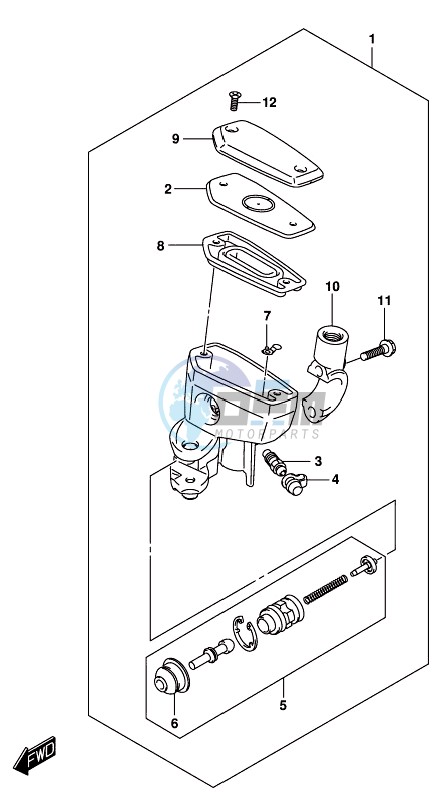 FRONT MASTER CYLINDER