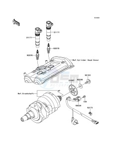 VERSYS KLE650B7F GB XX (EU ME A(FRICA) drawing Ignition System