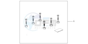 XL600V TRANSALP drawing TOPBOX SUBKIT