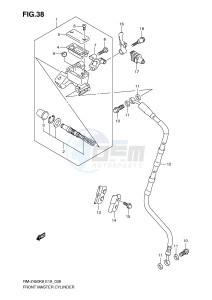 RM-Z450 (E19) drawing FRONT MASTER CYLINDER (RM-Z450K8 K9 L0)