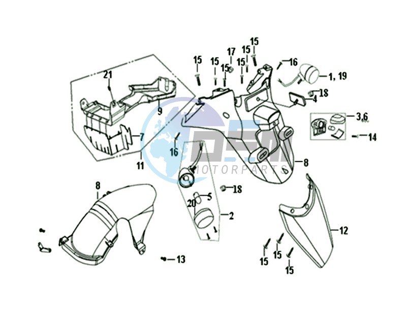 REAR MUDGUARD - MUDGUARD